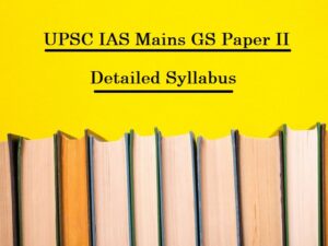 General Studies Paper 2 Syllabus